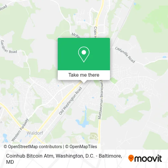Coinhub Bitcoin Atm map