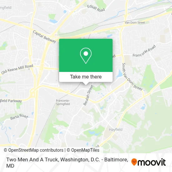 Two Men And A Truck map
