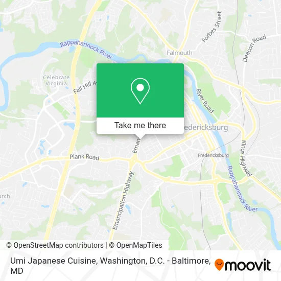 Umi Japanese Cuisine map