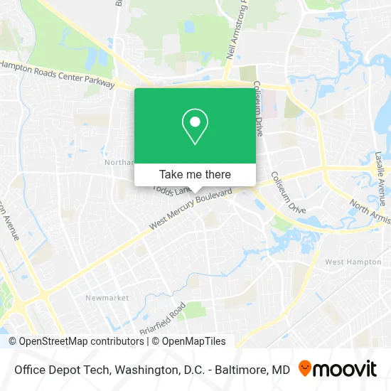 Office Depot Tech map