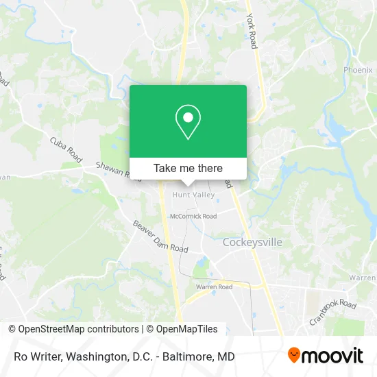 Ro Writer map