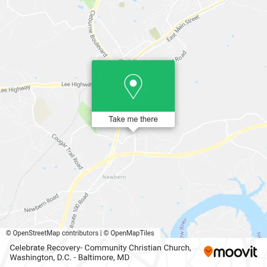 Celebrate Recovery- Community Christian Church map