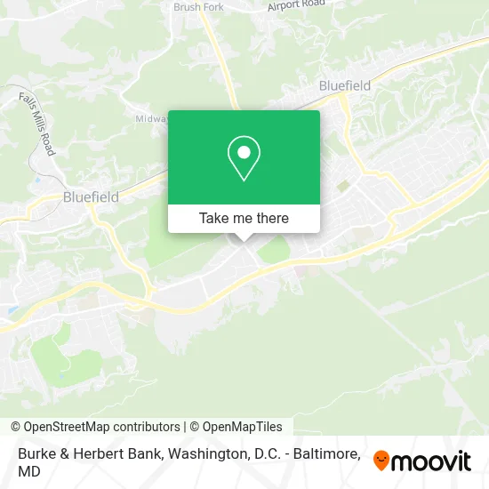 Burke & Herbert Bank map