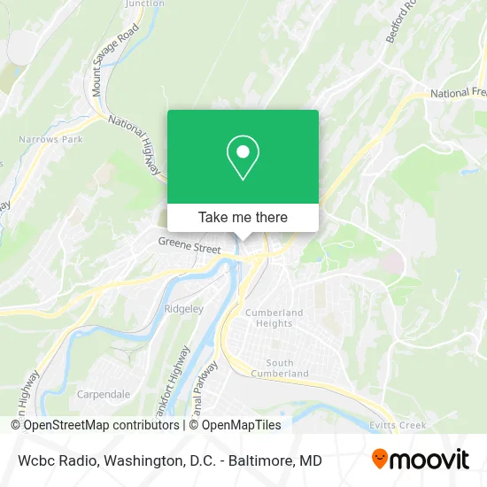 Wcbc Radio map