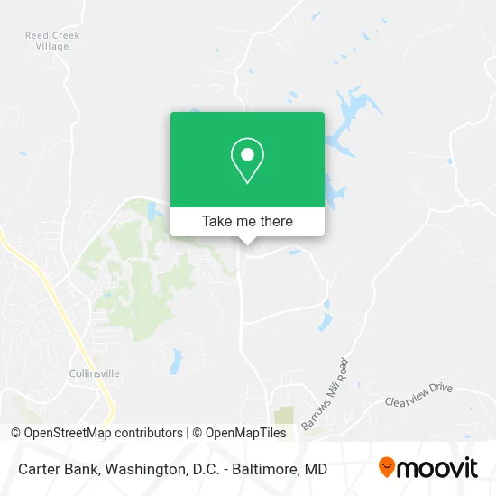 Carter Bank map
