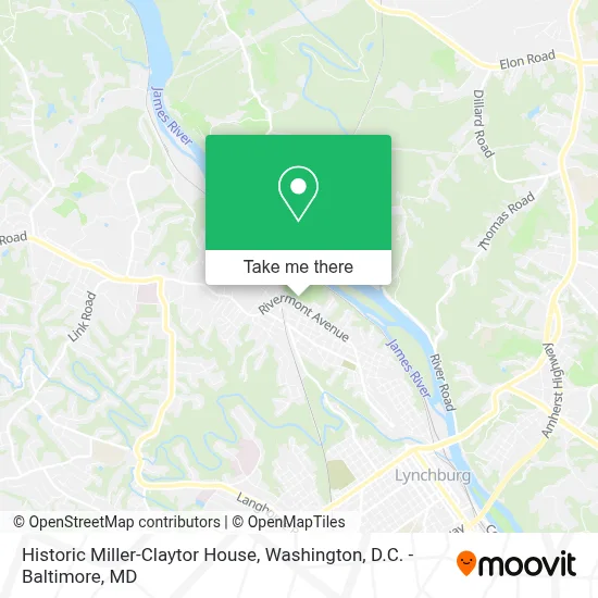 Historic Miller-Claytor House map