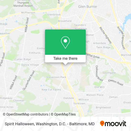 Spirit Halloween map