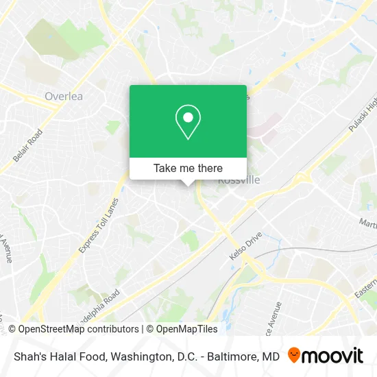 Shah's Halal Food map
