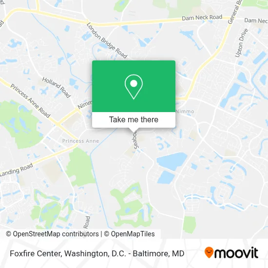 Foxfire Center map