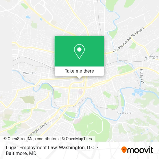 Lugar Employment Law map
