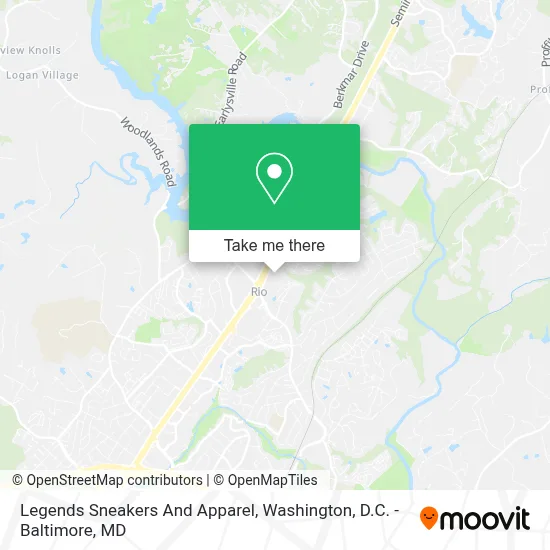 Legends Sneakers And Apparel map