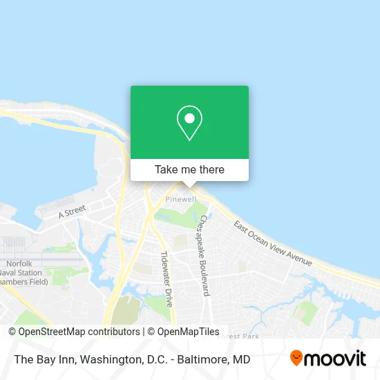 The Bay Inn map