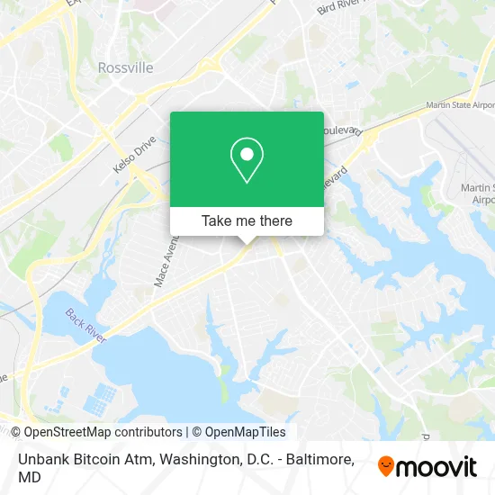 Unbank Bitcoin Atm map