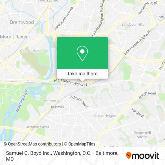 Samuel C. Boyd Inc. map