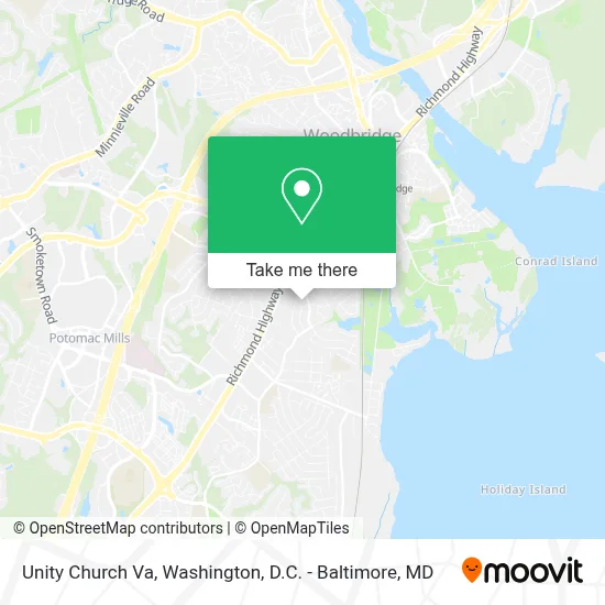 Unity Church Va map