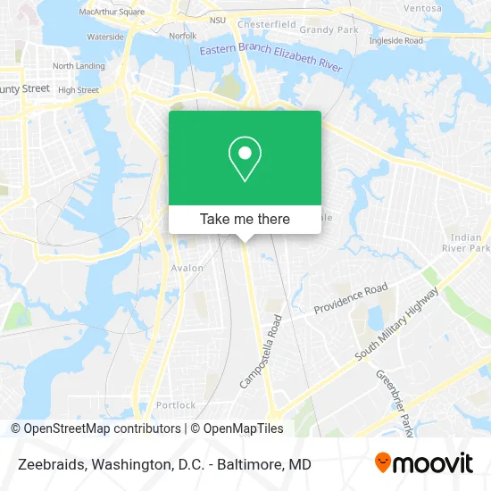 Zeebraids map