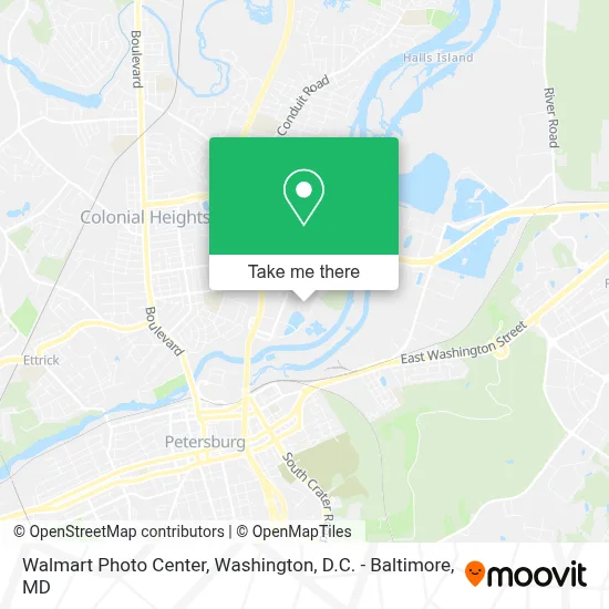 Walmart Photo Center map
