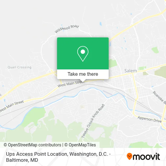 Ups Access Point Location map