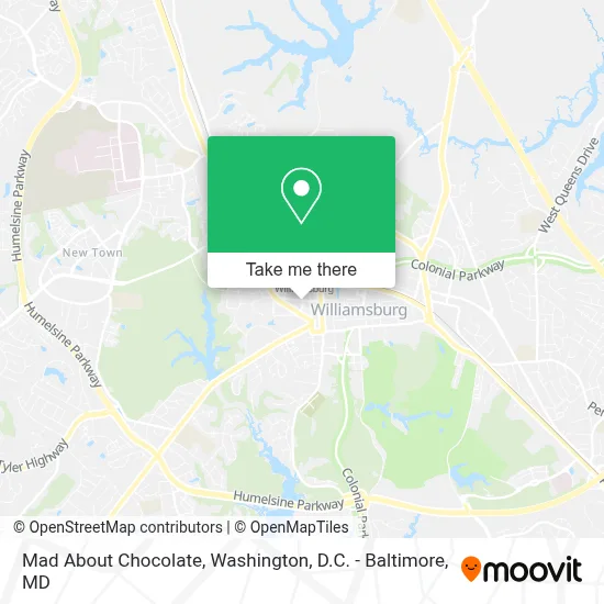 Mad About Chocolate map