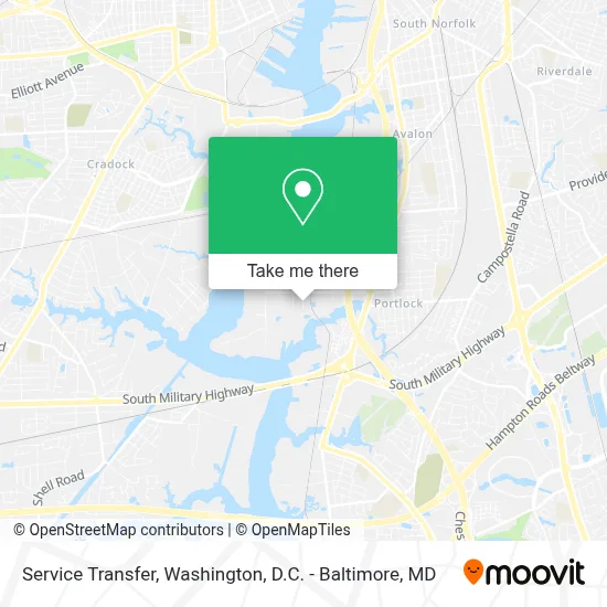 Service Transfer map