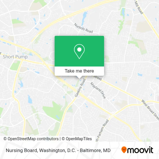 Nursing Board map
