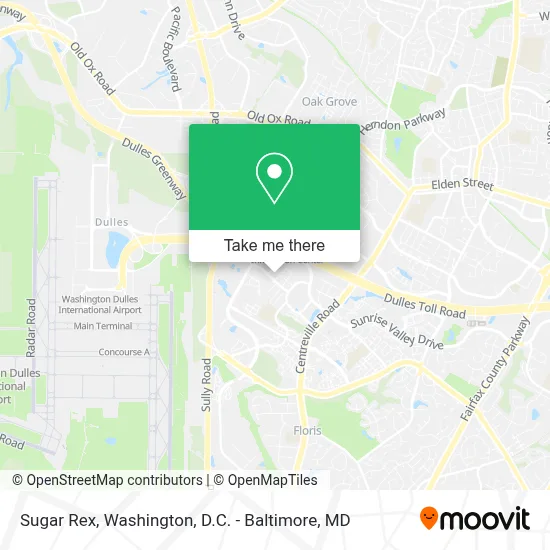 Sugar Rex map