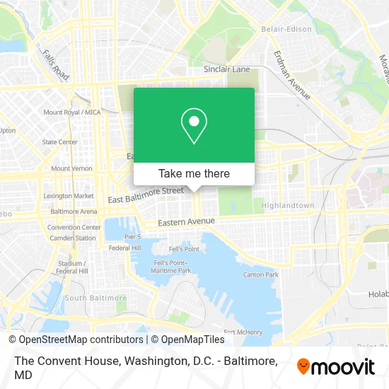 The Convent House map