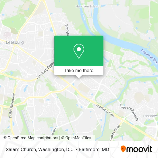 Salam Church map