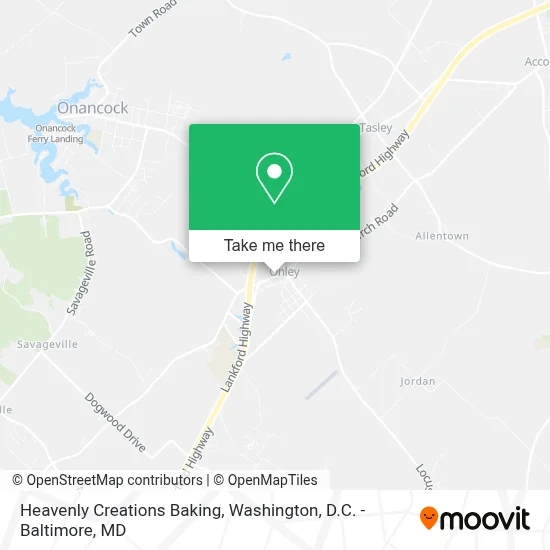 Heavenly Creations Baking map