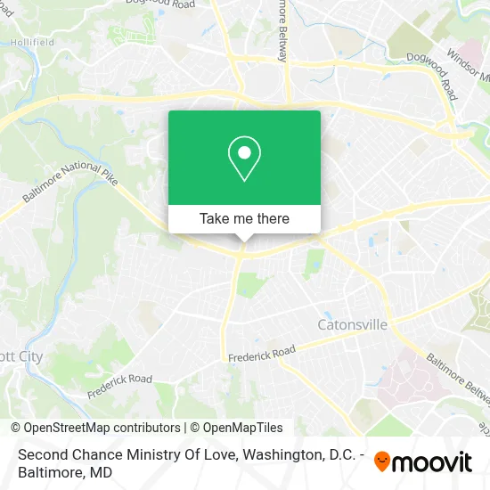 Second Chance Ministry Of Love map