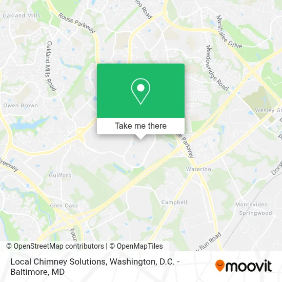 Local Chimney Solutions map