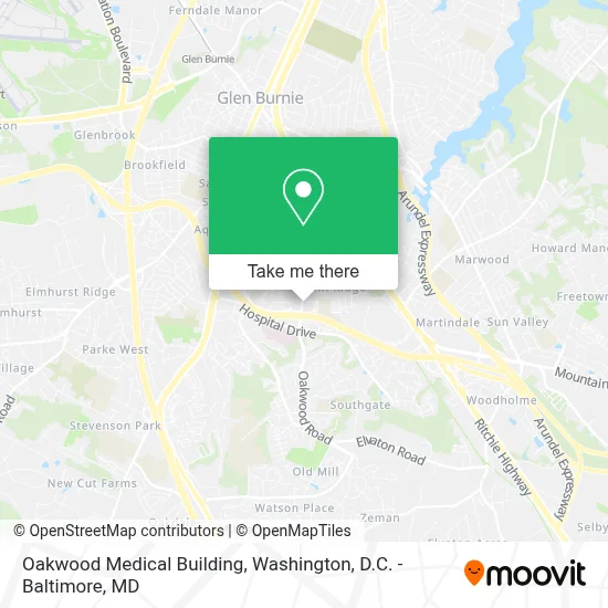 Oakwood Medical Building map