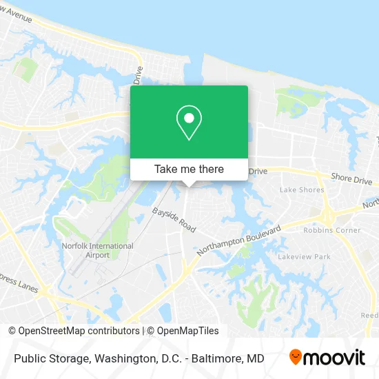 Public Storage map