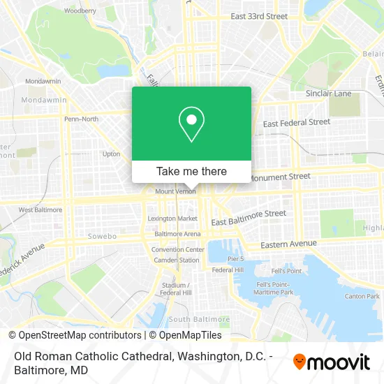 Old Roman Catholic Cathedral map