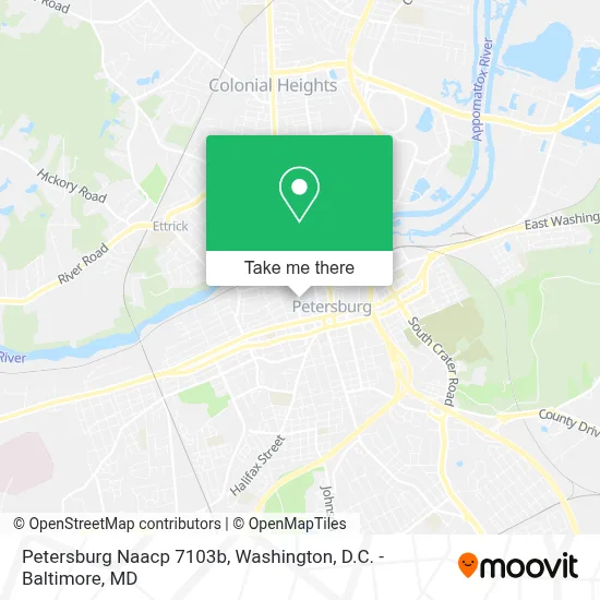 Petersburg Naacp 7103b map