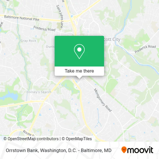 Orrstown Bank map