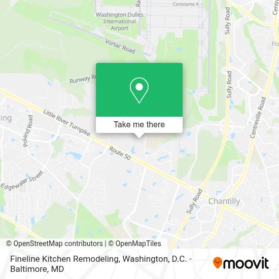 Fineline Kitchen Remodeling map
