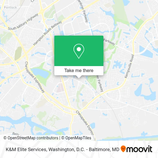 K&M Elite Services map