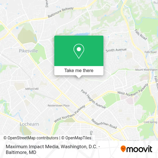 Maximum Impact Media map