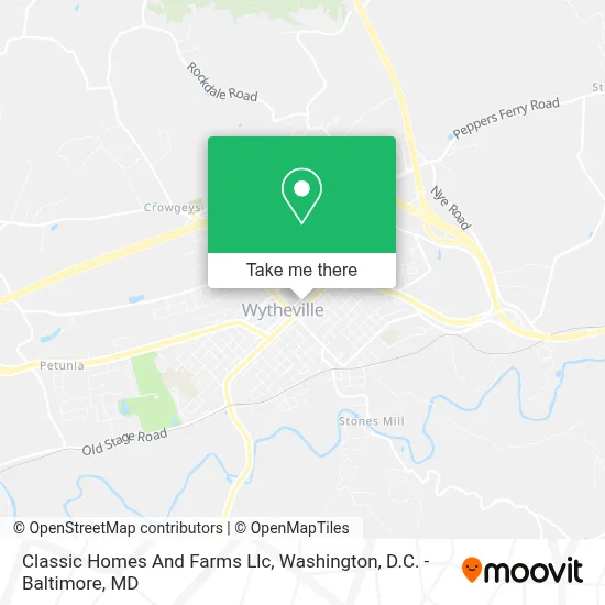 Classic Homes And Farms Llc map