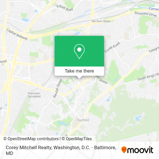 Corey Mitchell Realty map