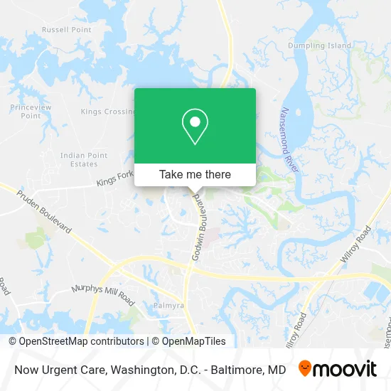 Now Urgent Care map