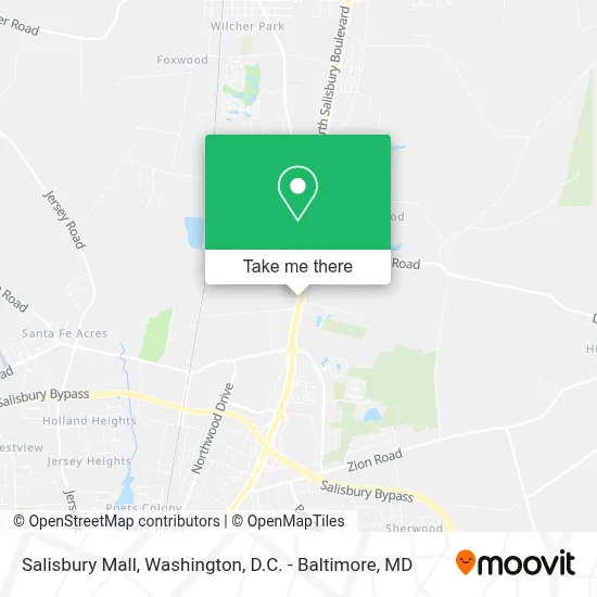 Salisbury Mall map