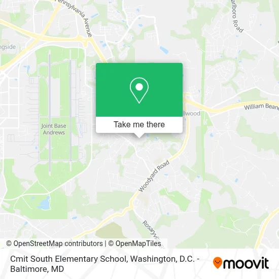 Cmit South Elementary School map