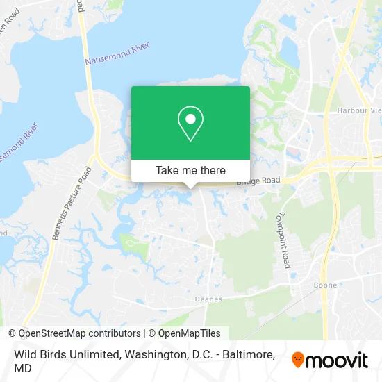 Wild Birds Unlimited map