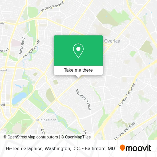 Mapa de Hi-Tech Graphics