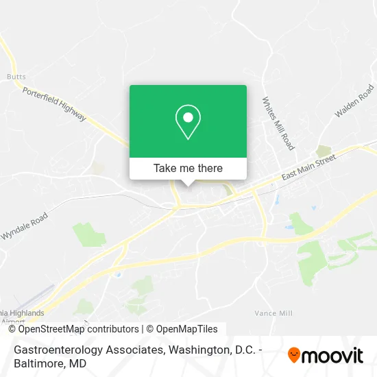 Gastroenterology Associates map