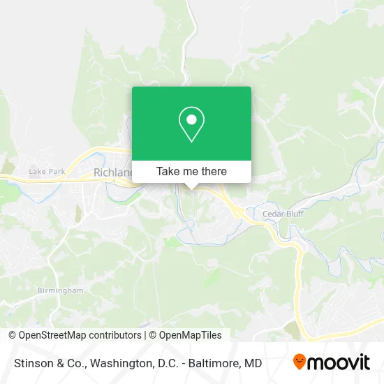 Stinson & Co. map