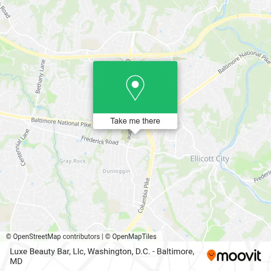 Luxe Beauty Bar, Llc map