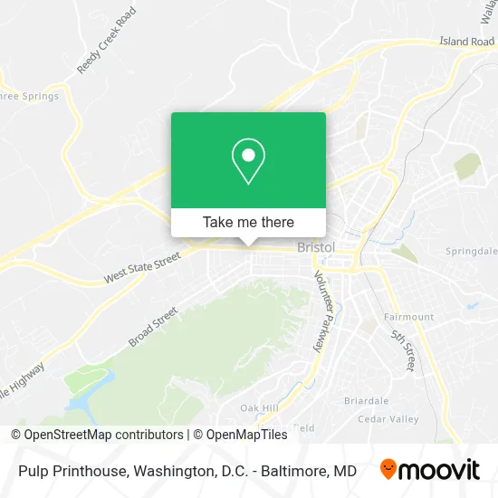 Pulp Printhouse map